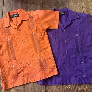 Mexican Guayabera Shirts for Boys size 8